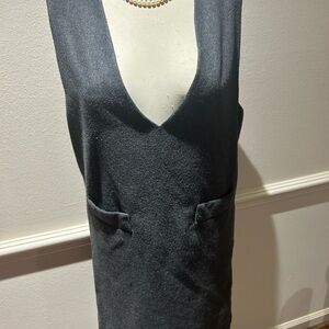 Petite Sophisticate Charcoal Gray jumper/dress.